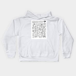 Charlotte Map Art Kids Hoodie